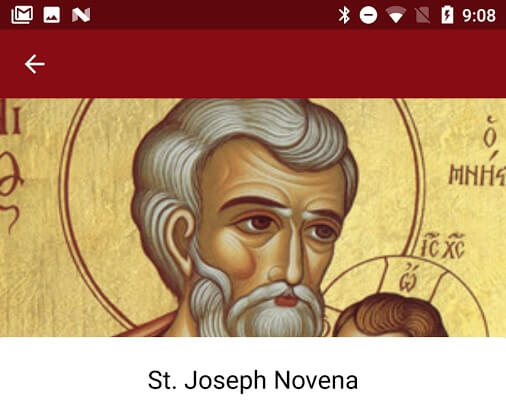 St. Joseph App Screenshot